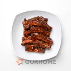 아워홈 텍사스 바비큐 슬라이스폭립, 1개, 2kg