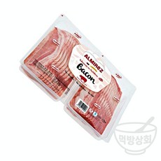 먹방상회 냉동 베이컨 500그램 x 2입 1킬로그램 두툼한 슬라이스 x2EA