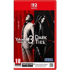 SEGA Nintendo Switch 人中之龍 極3 3 外傳 Dark Ties 中文版, 英文封面 中文版