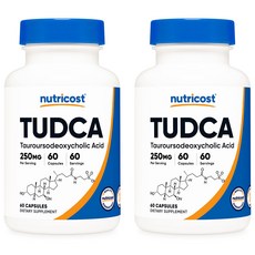 뉴트리코스트 투드카 Tudca 250mg 캡슐 60회분, 2개, 60정