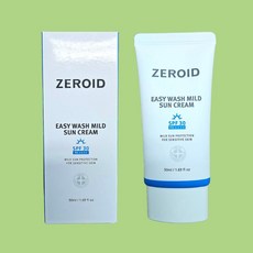 [제로이드] 이지 워시 마일드 선크림 SPF30/PA++++ 50ml, 1개