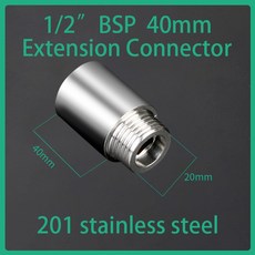 스테인레스 스틸 연장 피팅 BSP 암나사 UNTUK 어댑터 KONEKTOR GAS 커플러 UDARA MINYAK, 5 Pcs, 6