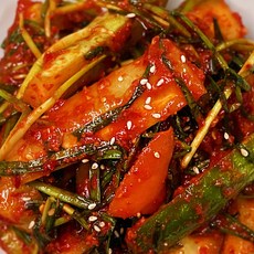 [순희네김치] 당일제조 우리농산물 아삭아삭 오이부추김치, 1kg, 1개