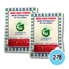 태국 봉운 한천(우뭇가사리) 분말, 2개, 25g