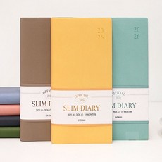 다온팬시 2026 먼슬리 슬림 다이어리 직장인, 네이비