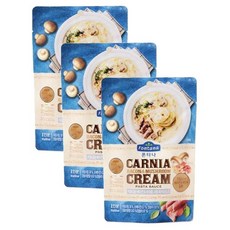 폰타나 카르니아 베이컨&머쉬룸 크림 파스타소스 130g 3개, 1세트