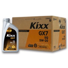 KIXX GX7 5W20 SQ 1L 가솔린 엔진오일, KIXX GX7 5W20_1L, 1개