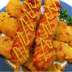 국내산 치킨 후라이드 닭꼬치 1.5kg (150gX10개), 1개, 1g