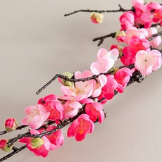 봄조화 매화꽃 가지 120cm 인테리어용 조화 3컬러, 120진핑크, 1개