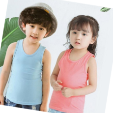 아동나시 칼라런닝 아동 유아 순면 런닝 속옷