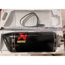 Seer Akrapovic 斜口蠍子管 正品 52mm口徑 40cm單尾段, 1個