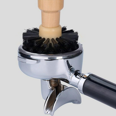 호파스 커피머신 포터필터 바스켓 청소솔 브러쉬, 58mm