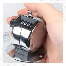 손잡이형 기계식 숫자 집계 카운터 수동 인원 집계기 재고 확인 행사 입장 관리, 1개, 핸디 카운터기