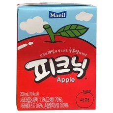피크닉 사과, 48개, 200ml