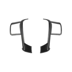 Linskip 스티어링 휠 트림 2008-2016 포드 F250/F350/F450/F550 및 2007-2012 포드 익스페디션과 호환 스티어링 휠 커버 내부 액세서리 탄소, 카본 파이버 블랙