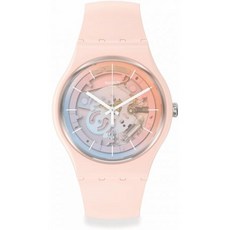 Swatch 스와치 손목시계 FLEETINGLY 핑크 PAY! Fleetingree Pay! New Gent SO32P103-5300 선물추천 445650