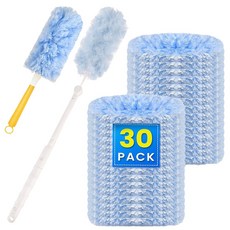 엔빙 더스터 360 먼지털이 핸들2p + 리필 30p 세트 (코스트코 스위퍼 더스터 호환), 1세트, 블루 ( NV-145)