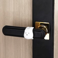 硅膠門把防撞套 牆面保護套 靜音, 白色