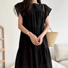 ZAJA 여성 루즈핏 롱 원피스 민소매 여름 시원한 데일리룩