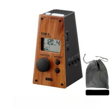 연습용 메트로놈 KDM-3 WH 대음량 성능 박자기, 1개, 우드그레인 블랙