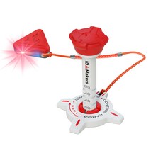 LED골프티 분실방지 티높이조절 컨트롤 카르마 골프티꽂이, 레드, 1개