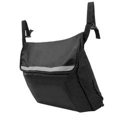 限時下殺 多功能防水老人外出輪椅掛袋側邊扶手收納袋後掛包 椅子收納掛包, 黑色輪椅後收納袋, 1個