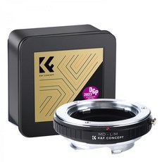 KnF MD-LM 렌즈변환 어댑터 -- 미놀타 MD 렌즈 > 라이카 M -뒤캡옵션 _무반사코팅 Minolta MD Lens to Leica M adapter (cap option), 1개