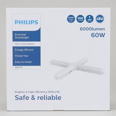 필립스 LED 십자등 50W, 주광색, 1개