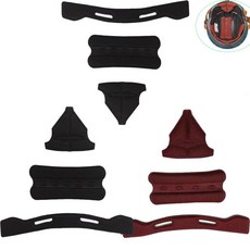 YehVeh 자전거 헬멧 패딩 키트 교체 범용 패드 폼 쿠션 라이너 사이클링 스케이트보드 산악 스케이트 헬멧용 3세트, 1개