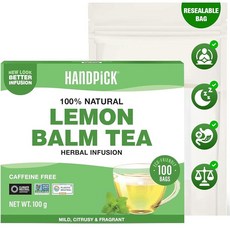 핸드픽 레몬 밤 티백 100개입 1세트
