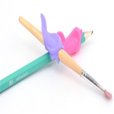 트레비아 돌고래모양 필기보조 펜그립 1P 볼펜굳은살방지