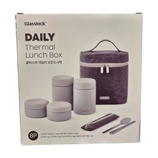 글라스락 수능 보온도시락 보냉 스테인리스 8P 최신형 죽통 성인용 직장인 학생 런치박스, 8개, 웜그레이