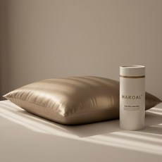 하코알 프리미엄 100% 천연 실크 베개커버 피부케어 베갯잇 주름방지 실크커버 SILK PILLOWCASE