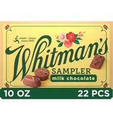 Whitman's 초콜릿 파티 믹스 대용량 휘트먼스 샘플러 어머니의 날 밀크 선물 박스 10온스 22개