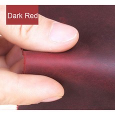 크레이지 호스 가죽 소재 DIY 핸드 레더 공예 빈티지 오일 무두질 조각 풀업 소가죽 첫 번째 레이어, 30x30 센치메터, Wine red, 1개