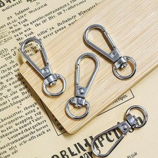 액세서리 공예 금속 개고리 38mm 실버 키링