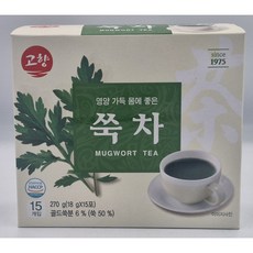 고향 쑥차 15T, 18g, 15개입, 2개