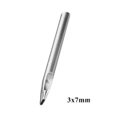 가죽 타원형 구멍 펀치 철강 공예 벨트 DIY, 1개, 06 3x7mm