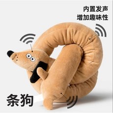 台灣現貨 寵物玩具 臘腸犬造型潔牙發聲玩具 狗玩具 解悶磨牙, 1個, 拍一發2【百變玩具隨意凹造型】