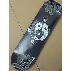 SAGA 新款太極滑板板面 尺寸7.75 8.0 8.25 MOB聯名款, 如圖所示, 1個