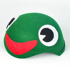 디오유엔 꾸미기소품 연극 어린이 모자 청개구리