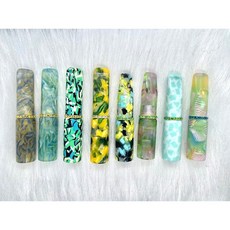 鑲鑽圈濾嘴 樹玉濾嘴 玩藝濾嘴 9MM濾芯專用 使用德國丹尼濾心 送刻字, 三代藍01,無鑽金圈, 1個