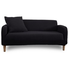 고탄력 스판 쇼파커버 1인용 2인용 3인용 4인용 5인용 카우치 특대형, 블랙, 1개