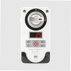 원터치 디지털방식 뉴 스마트 가스락 ELS-500 음성기능지원 국내생산 가스차단기, 1개, 화이트