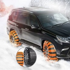 겨울철 차량용 비상용 타이어체인 간편설치 TPU 스노우체인, 1개