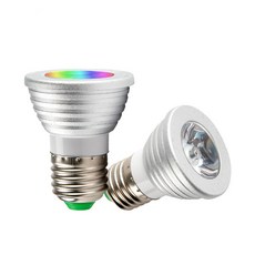 MAGIC LIGHTING LED遙控杯燈 多種色彩情境模式 居家裝飾派對適用, E27 RGB杯燈5W, 1套