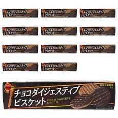 BOURBON 北日本 巧克力消化餅乾 16片, 12個, 92.8g