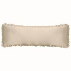 QSH 밀 러플 바디 필로우 커버 50.8x137.2cm(20x54인치) 지퍼 클로저 1팩 농가 프렌치 컨트리 섀비 샴 빈티지 부드럽고 고급스러운 극세사 침대 베개 1297, QSH 밀 러플 바디 필로우 커버 50.8x137.2c