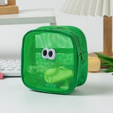 表情收納包 韓國立體網眼包 網格包 立體眼睛網袋收納包 化妝包 拉鍊包 小包