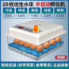 병아리 부화기 메추리 가정용 키우기 자동 병아리육추기 인큐베이터 앵무 달걀부화기, 1 플라스틱 물 시트전기 20매 알배달, 1개